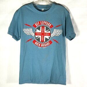 Def Leppard British Rock Tour Tee Short Sleeve T Shirt